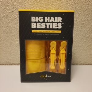NWT drybar Big Hair Besties 16 Self-Grip Rollers & 6 Hair Clips